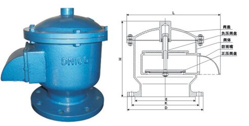 GFQ-2型全天候呼吸閥結(jié)構(gòu)圖紙 GFQ-2型全天候呼吸閥結(jié)構(gòu)圖紙